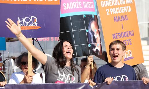 FOTO Hod za život po prvi put u Šibeniku pod geslom 'Izaberi život! I majku i dijete'