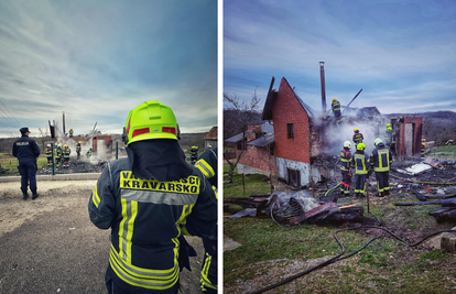 FOTO Užas kraj Velike Gorice: Jedan mrtav u požaru kuće!