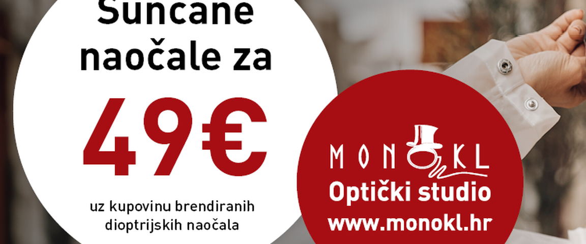 Dizajnerske sunčane naočale za 49€? Može