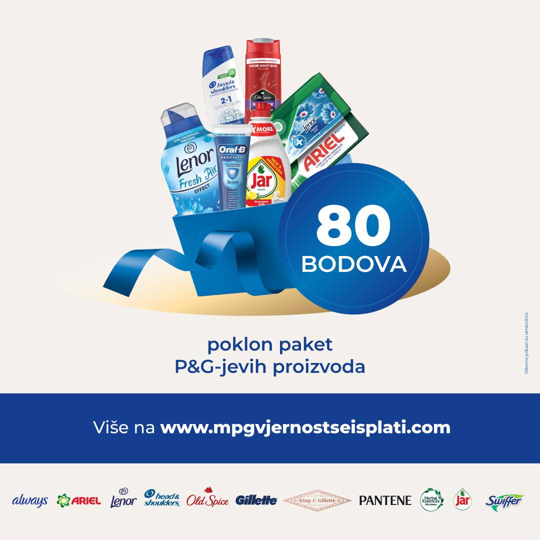 Kupovina P&G-jevih proizvoda donosi vrijedne nagrade