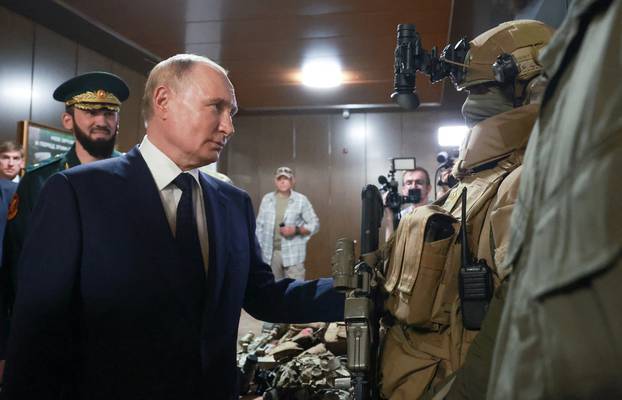 Russia's President Putin visits Chechnya