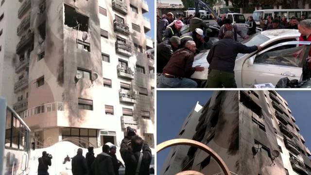 VIDEO Sirijci tvrde: Izraelci su raketirali Damask!  U napadu je ubijeno dvoje civila...