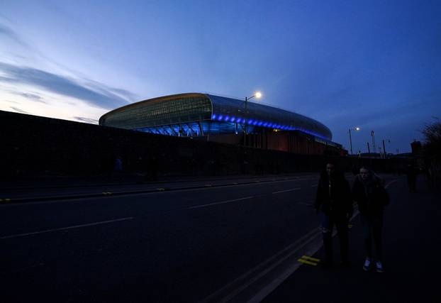 Everton Stadium Test Event - Bramley-Moore Dock - Monday February 17th