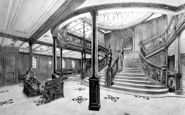 UK: RMS Titanic, The Grand Staircase