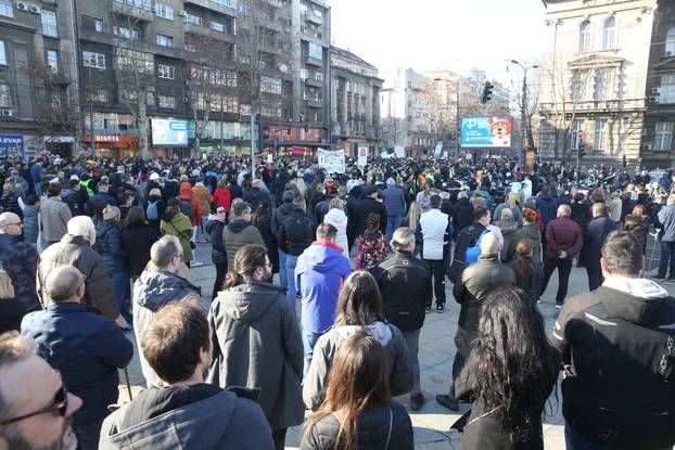 Beograd: Više od 300 motorista pridružilo se studentima u današnjoj blokadi 