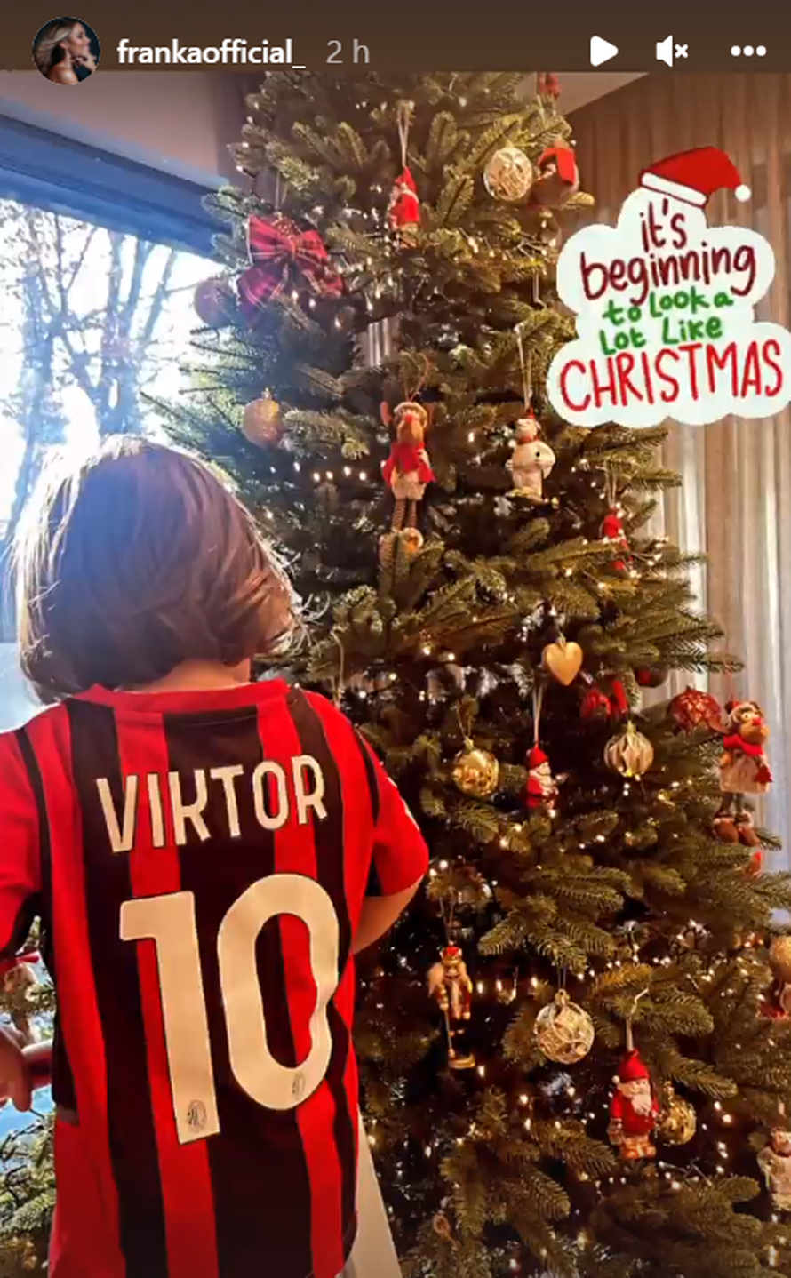 Franka se pohvalila okićenim borom iz nove zagrebačke vile