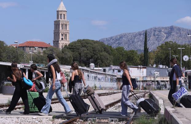 Split: Vlak iz Bratislave stigao je pun turista koji idu na Ultru 