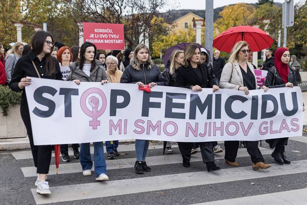 Zbog femicida u Mostaru održana je prosvjedna šetnja 