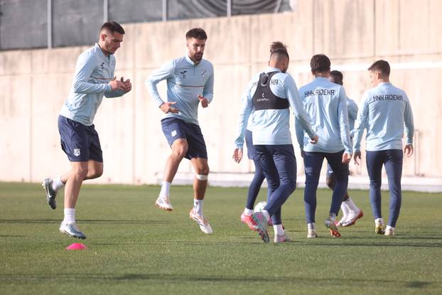 Nogometa&scaron;i Rijeke odradili trening uo&ccaron;i utakmice protiv Celja u Konferencijskoj ligi