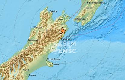 Snažan potres jačine 5,6 po Richteru pogodio Novi Zeland