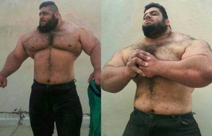 Iranski Hulk ima 156 kilograma samih mišića i jako plahu narav