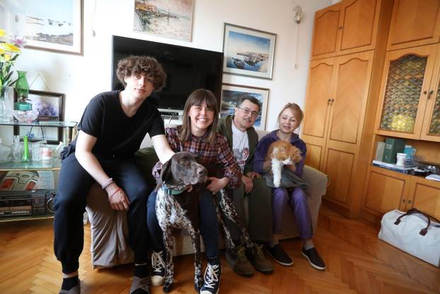 Rijeka: Ukrajinac Valerii Kochura, supruga Larisa i k&cacute;er Lesia Kalachikov