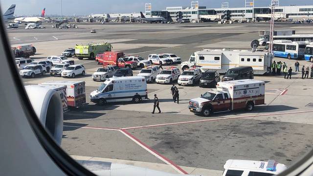 Passengers taken ill on Emirates plane in New York