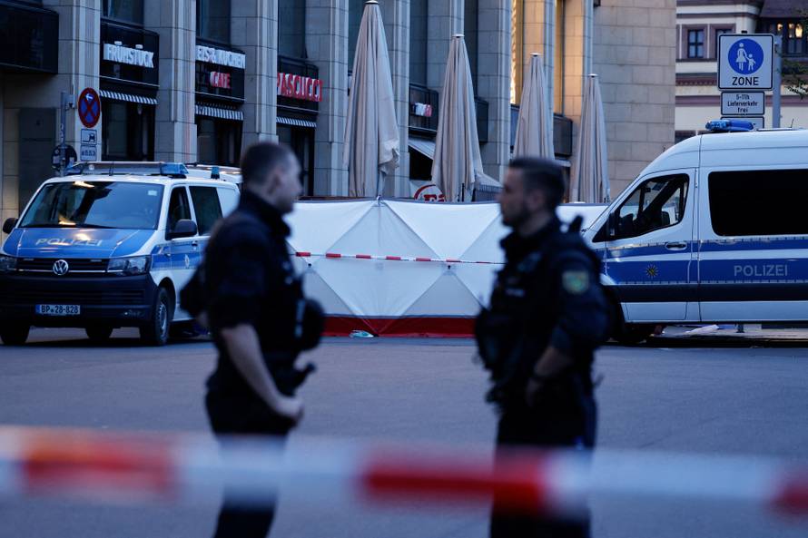 Car drives into crowd of people in German city of Leipzig