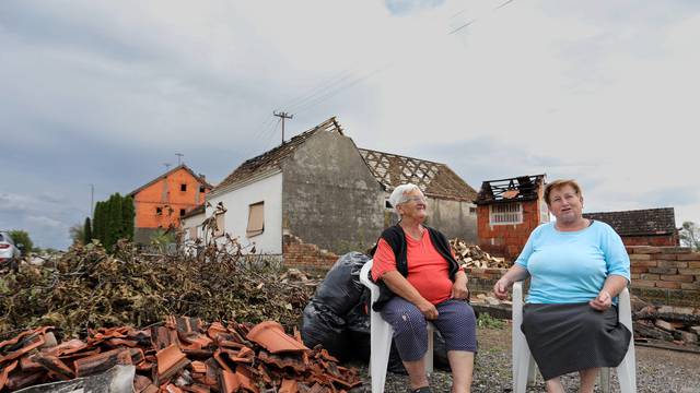 Reportaža o šteti nakon nevremena u Vukovarskoj županiji 