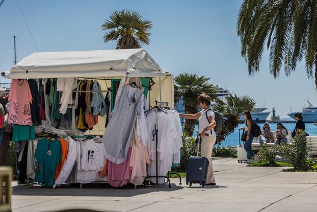 Proljetni ugođaj na Splitskoj Rivi