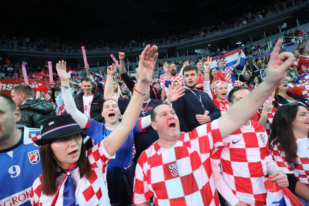 Navijači spremni za utakmicu Hrvatske i Islanda na Svjetskom rukometnom prvenstvu 