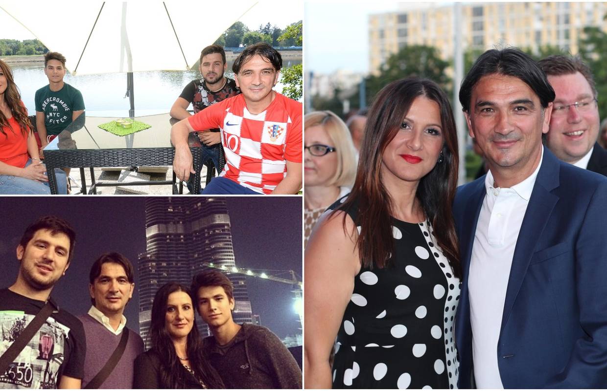 Dalićeva žena Davorka odrekla se karijere zbog obitelji, a na sinove je Zlatko jako ponosan