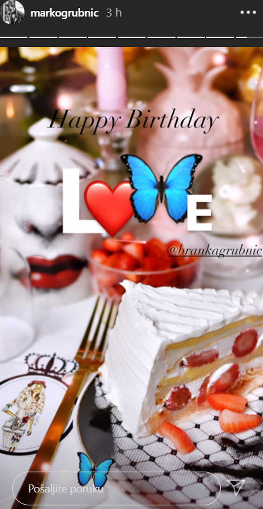Mama Grubnić slavi rođendan: 'Ponosan sam što sam tvoj sin'