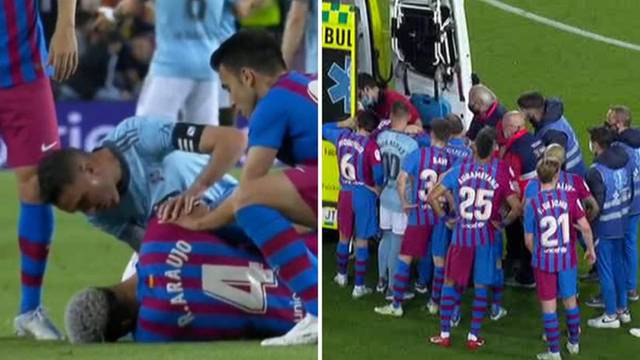 'A je to' na Camp Nouu: Igrač Barcelone izgubio svijest, nisu ga mogli unijeti u vozilo hitne