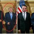JE LI OVO MOGU&Cacute;E? Vu&ccaron;i&cacute; i lideri se fotkali s Trumpom. Pi&scaron;u im da je kartonski! Evo obja&scaron;njenja