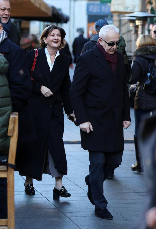 Martina i Niko Dalić prošetali ulicama Zagreba