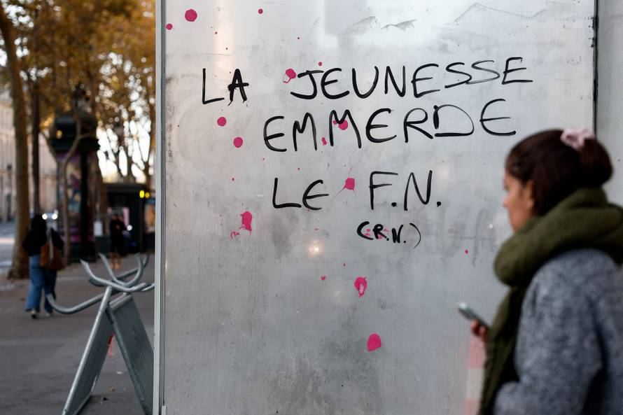 Aftermath of clashes during a national day of protests against the cost of living and rising fuel prices, in Paris