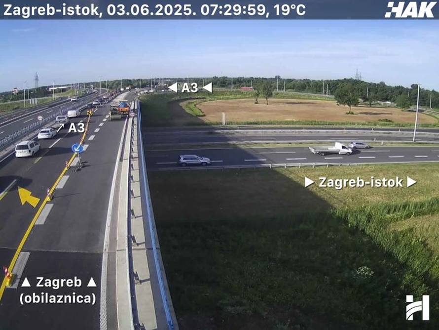 Sudar na A3 kod Bregane, kraj Sesveta kolona duga čak 6 km