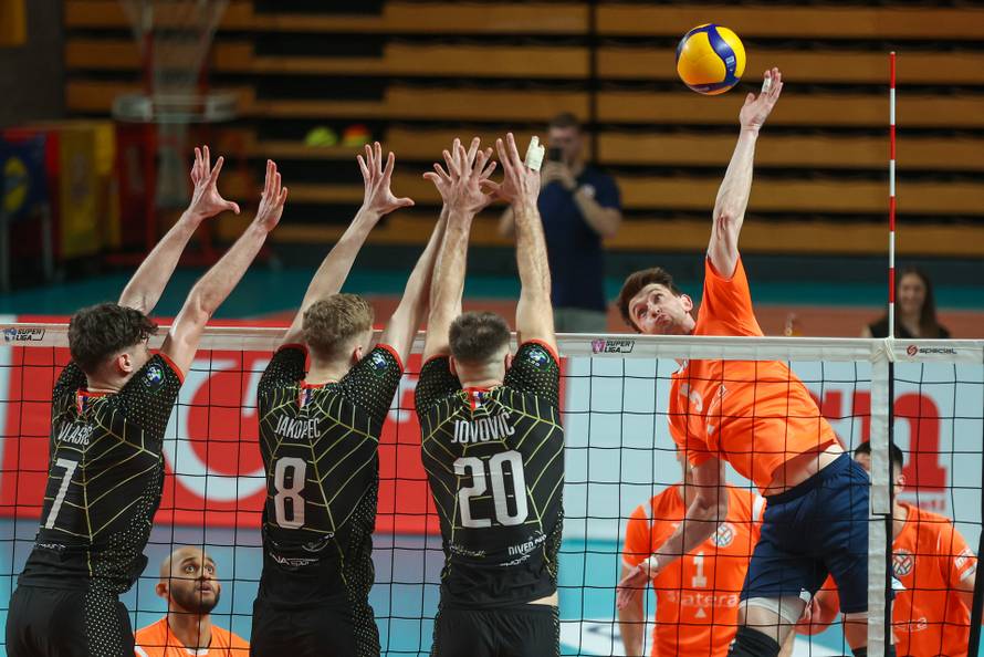 Zagreb: HAOK Mladost i MOK Mursa u Domu odbojke otvorili finalnu seriju za odbojkaškog prvaka Hrvatske