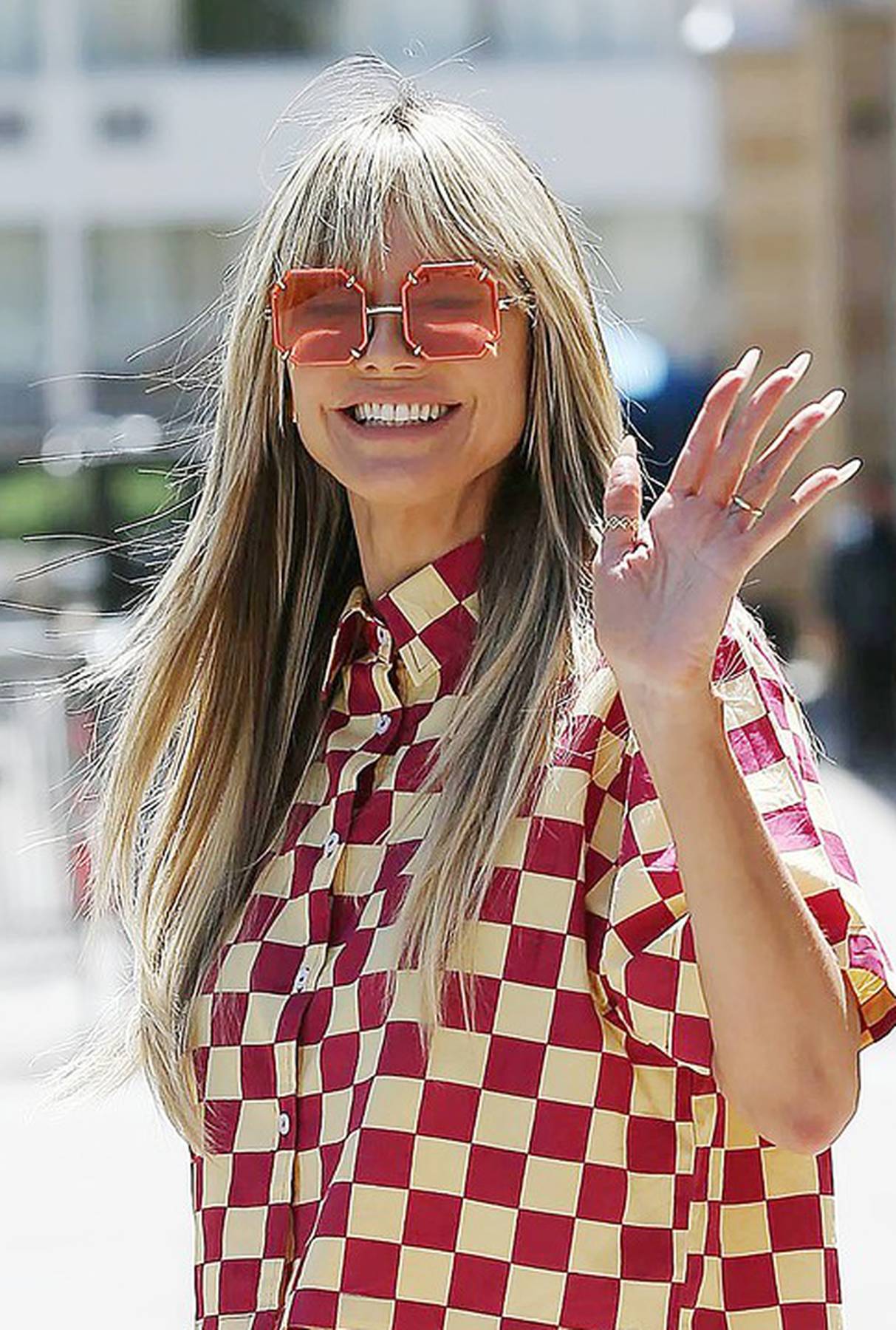 Heidi Klum Arriving At AGT In Los Angeles