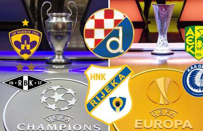 Dobar ždrijeb za naše klubove: Dinamo i Rijeka mogu u Europu