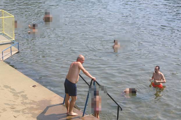 FOTO Karlovčani spas od vrućina našli na popularnom kupalištu