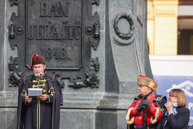Obilježavanje Dana kravate u Hrvatskoj na Trgu bana Josipa Jela?i?a