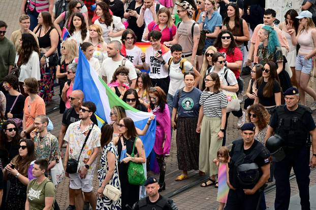 Zagreb: 25. Povorka ponosa LGBTIQ zajednice "Korak po korak, iskorak!"