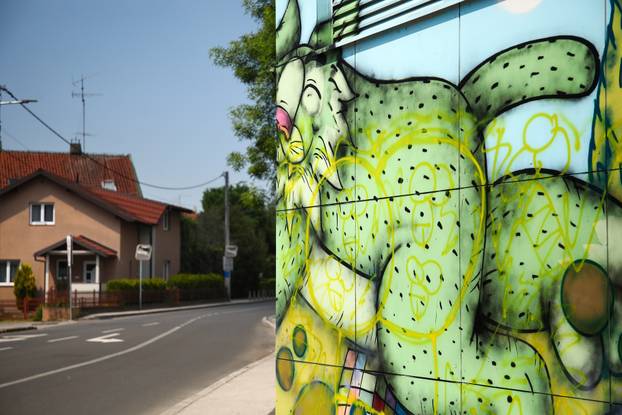 Zagreb: Mural risa osvanuo na trafostanici 