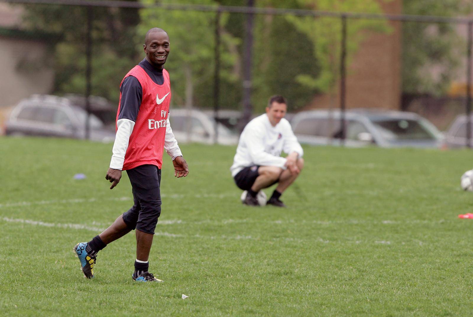 Paris Saint-Germain training session in New York City