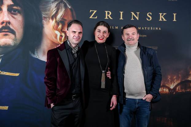 Zagreb: Premijera dugometražnog igrano-dokumentarnog filma "Zrinski"