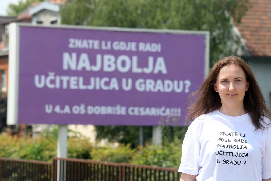 Najbolja učiteljica u gradu: Kad je vidjela taj plakat zaplakala je