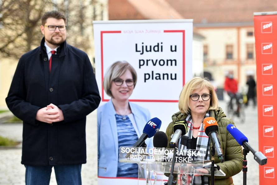 Varaždin: Barbara Antolić-Vupora je SDP-ova kandidatkinja za župana