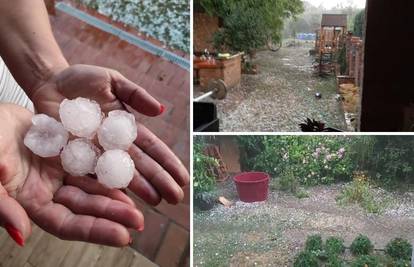 VIDEO Jako nevrijeme na istoku Hrvatske. Tuča poharala Tenju