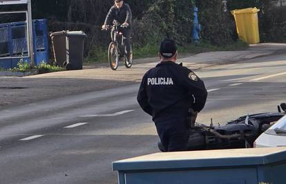 FOTO Motociklom naletio na pješakinju u Zagrebu: 'Bilo je krvi na cesti, Hitna je došla'