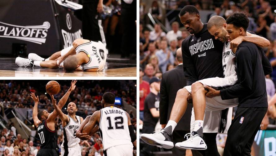 Šok za Spurse! Tony Parker iznesen s terena: 'Nije dobro'