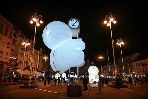 Pripreme za Festival svjetla u Zagrebu