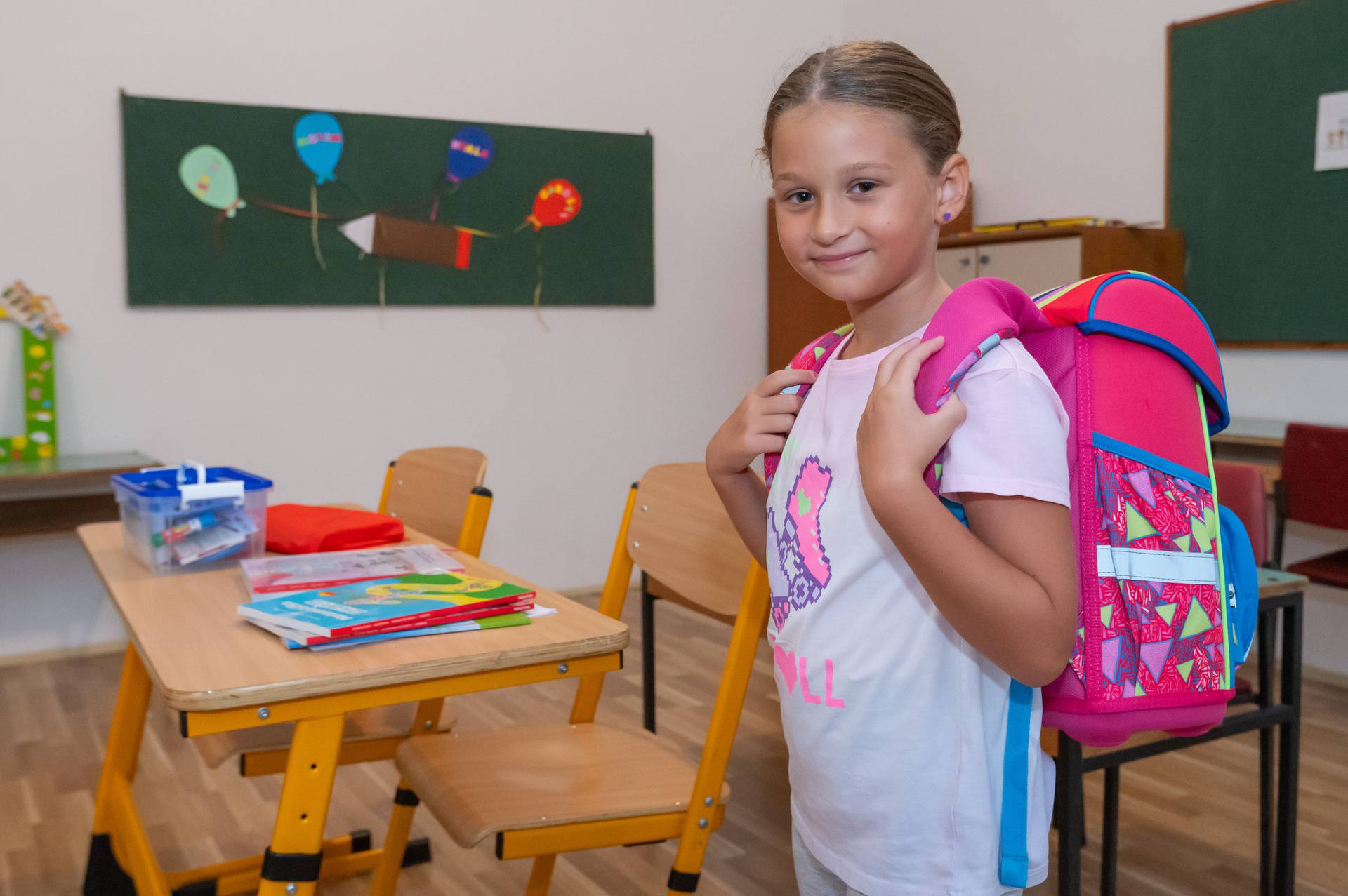 Godinu dana škola nije radila, a onda je učionica oživjela zbog Anđele: 'Jedva sam čekala doći'