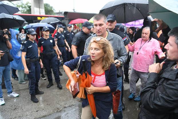 Beograd: Žandarmerija spriječila blokadu Beogradskog sajma, troje privedenih