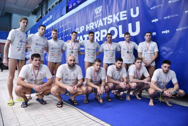 Zagreb: VK Jug osvojio Kup Hrvatske u vaterpolu