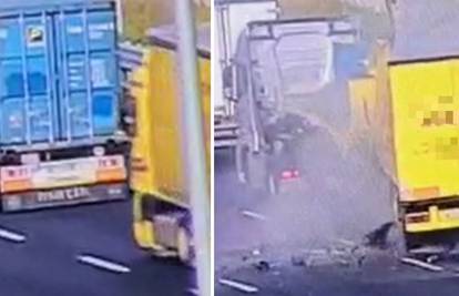 Video strave: Hrvatski vozač kamiona zabio se u kolonu i poginuo: 'Užas, plakali smo'
