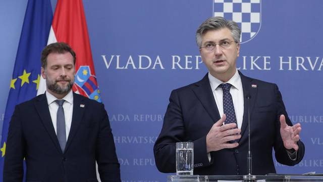 Zagreb:  Plenković i Banožić o nabavci borbenih vozila Bradley