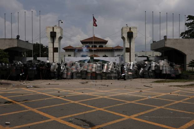 Protest against corruption and government’s decision to block several social media platforms, in Kathmandu