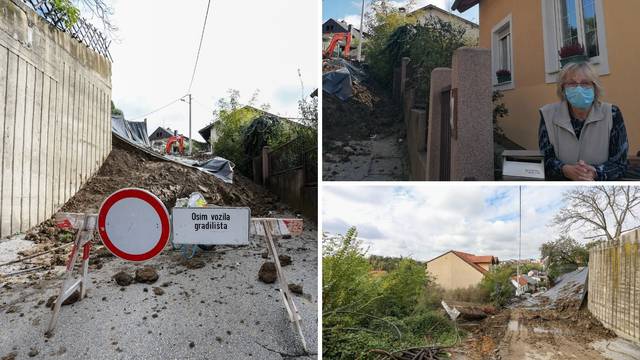 'Usred noći čuli smo jak udarac, par tona zemlje se urušilo, sreća je što nitko tada nije nastradao'